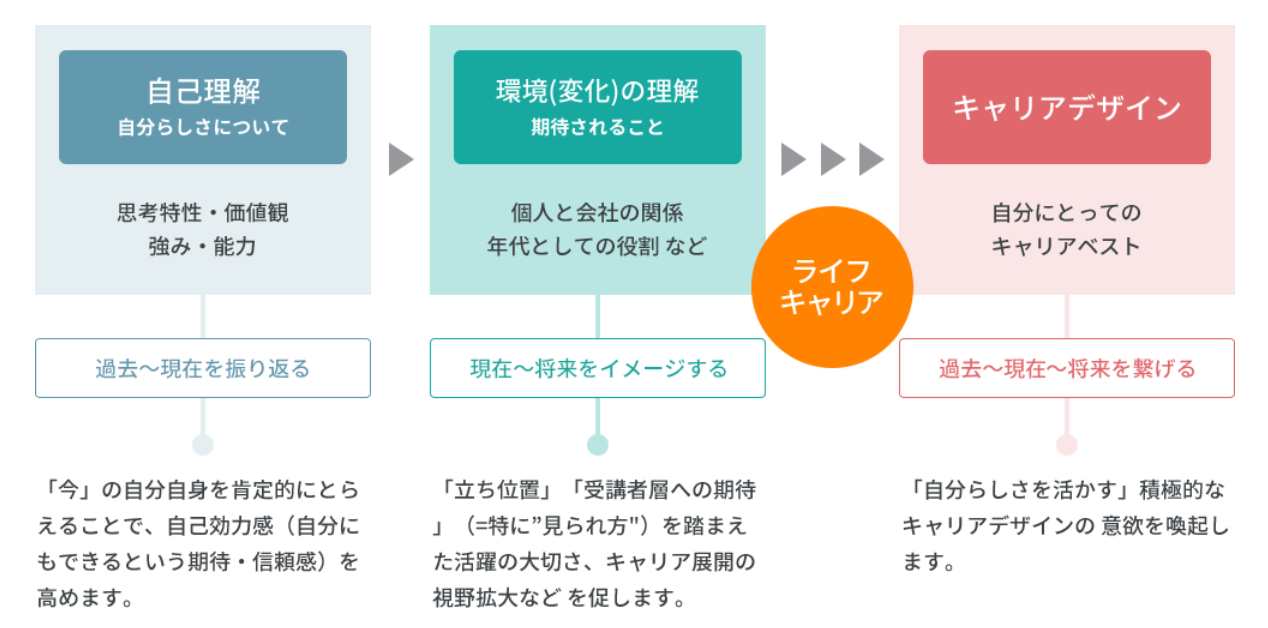 キャリア研修の流れ（例）