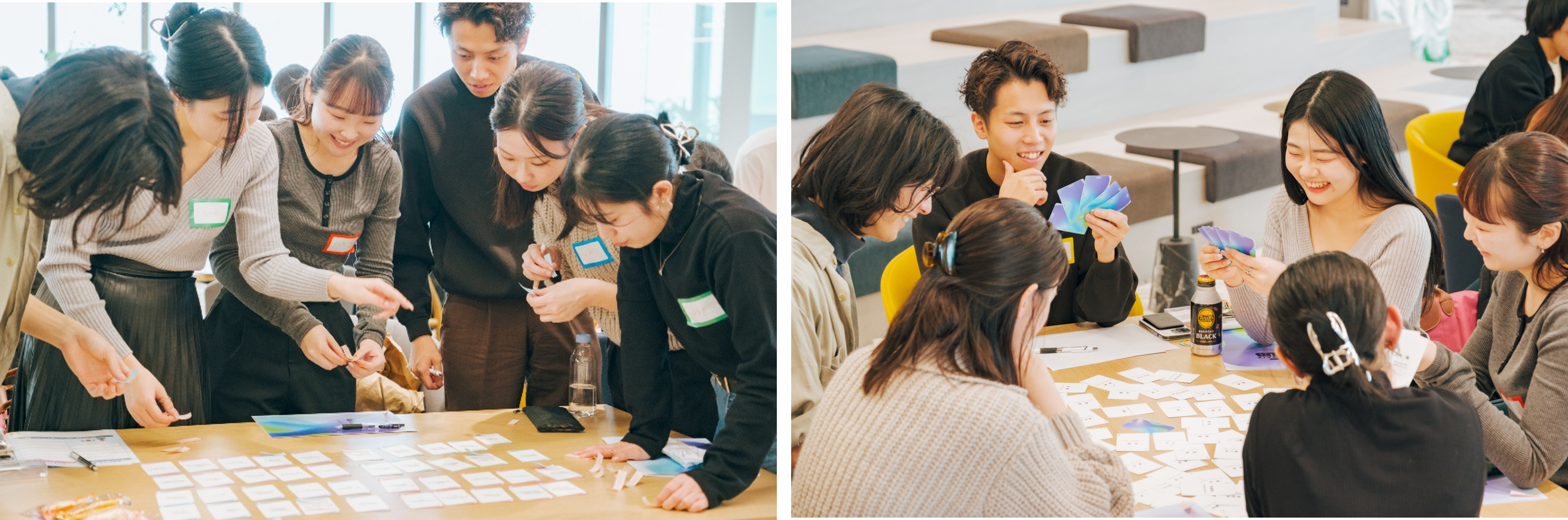 カードゲームを楽しむ参加者たち